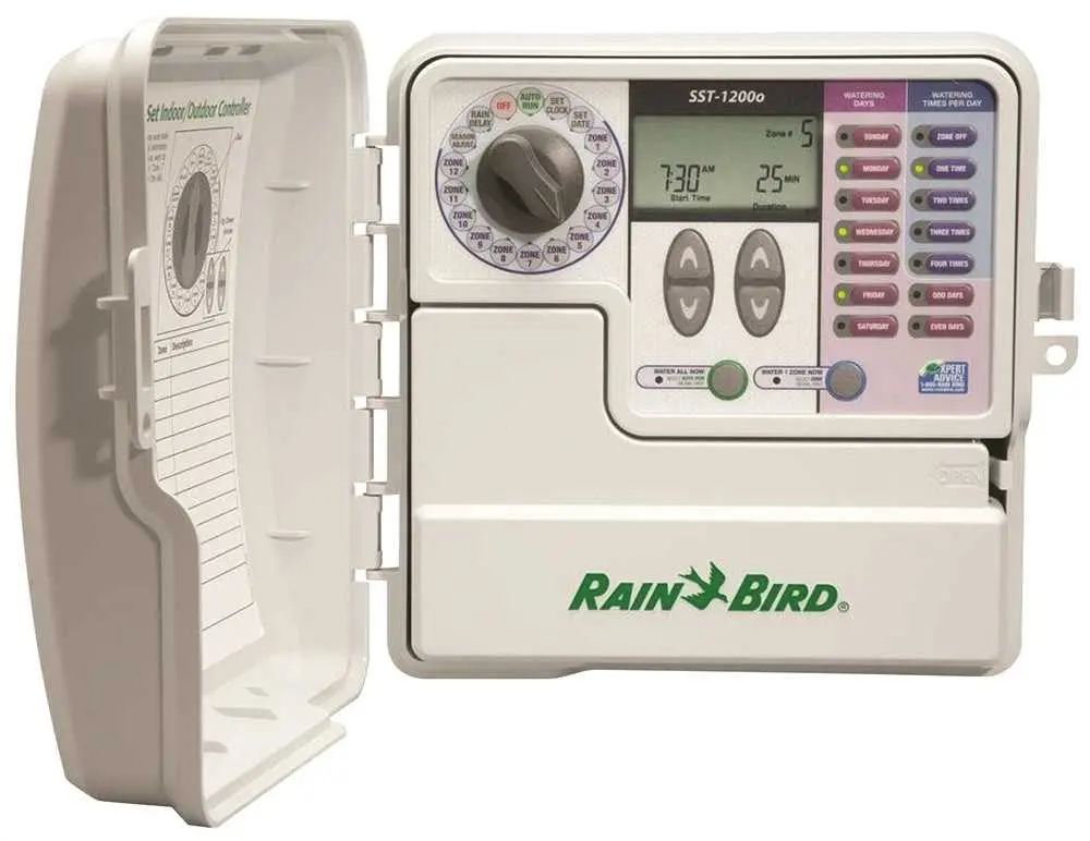 Rain Bird Simple To Set Timer, Indoor-Outdoor, 12 Zone 1