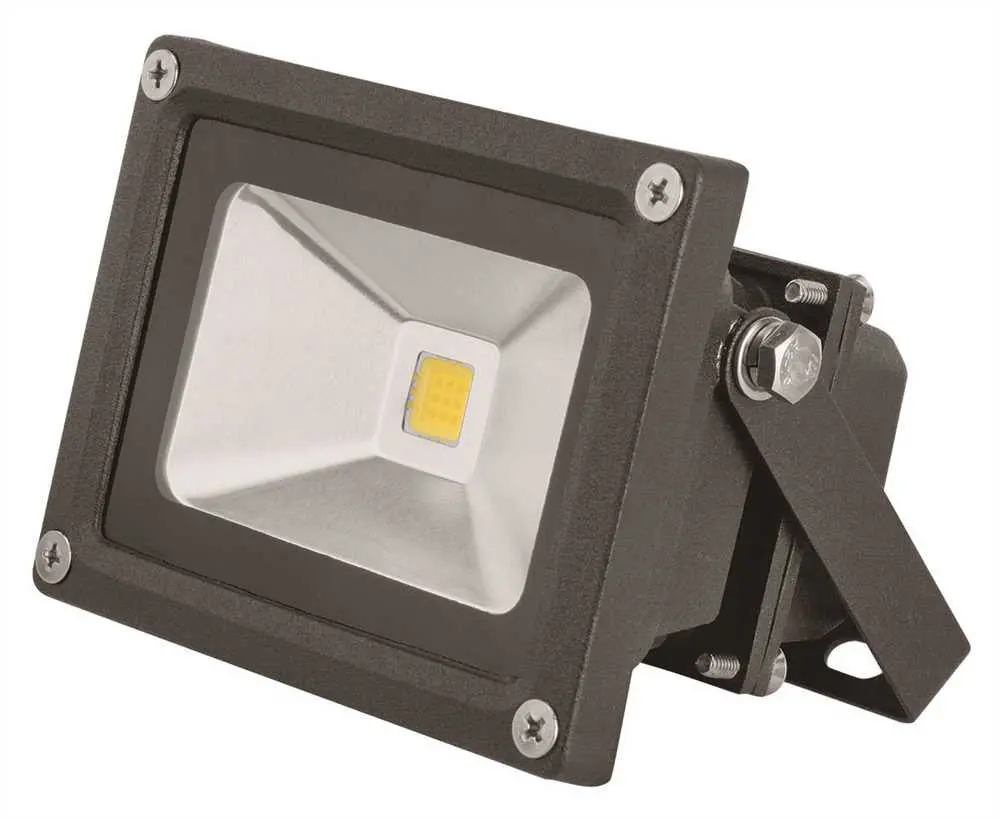 Monument Led Floodlight With Aluminum Housing, Bronze, 3-3-8X4-1-2X2-15-16 In., 1 10-Watt Lamp (Included) 1