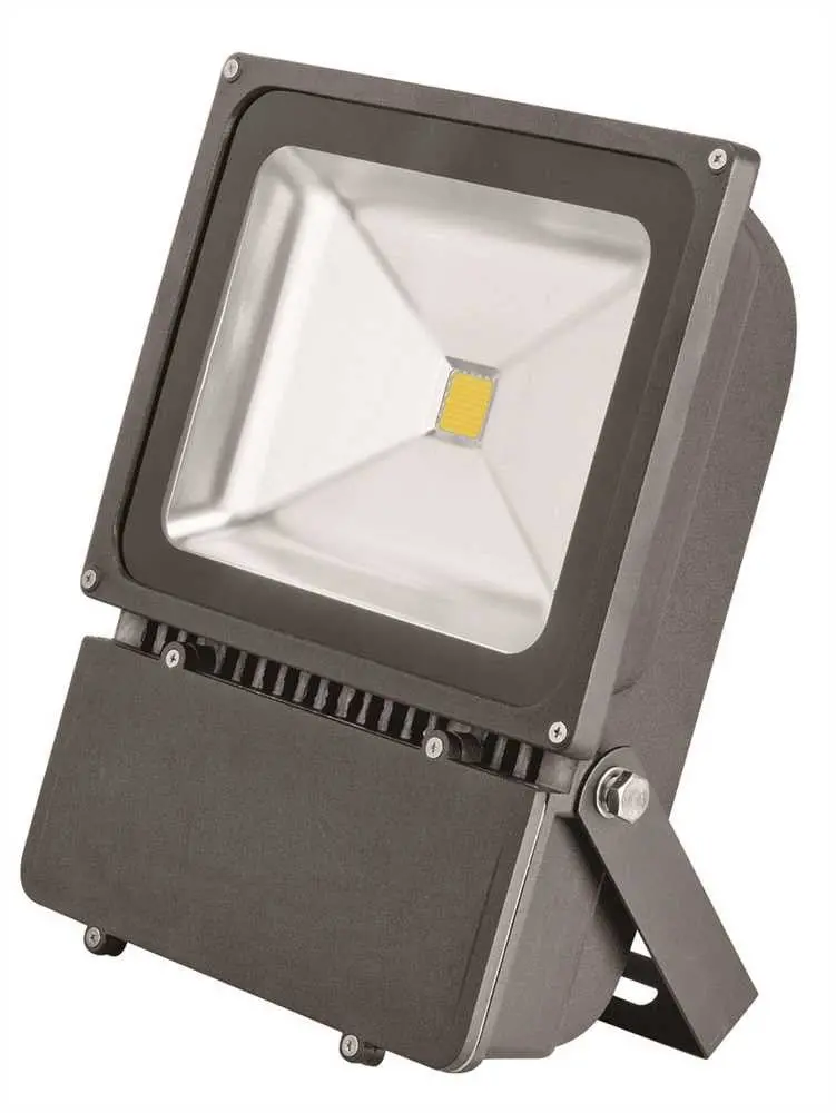 Monument Led Floodlight With Aluminum Housing, Bronze, 9-3-16X11-3-16X5-3-16 In., 1 100-Watt Lamp (Included) 1