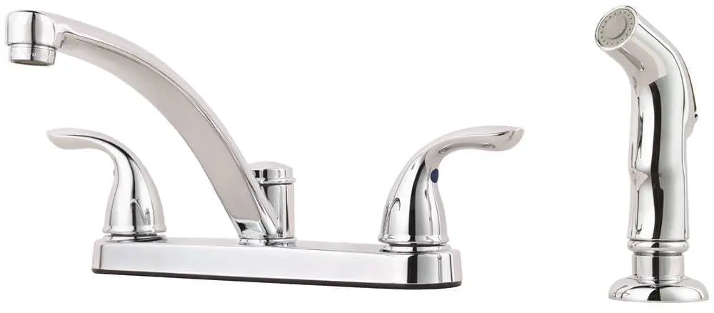 Price Pfister Two Handle Kitchen Faucet With Spray 1