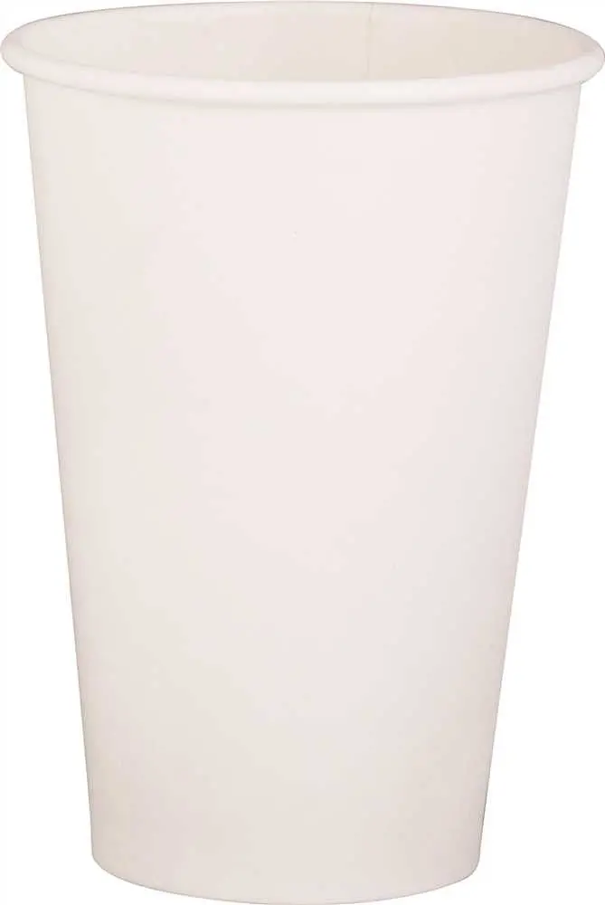Renown&Reg; Single-Sided Pe-Lined Paper Hot Drink Cups, White, 12 Oz., 1,000 Per Case 1