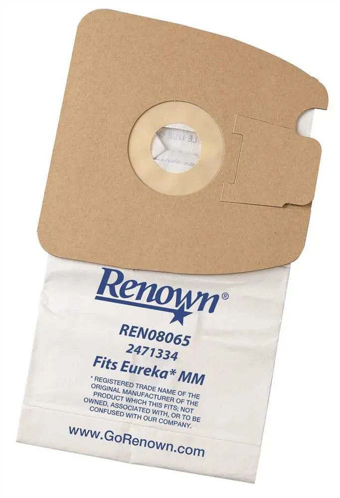 Renown&Reg; Vacuum Bag For Eureka Mm, 3 Bags-Pack. Equivalent To 60295, 60296, 60297. 1