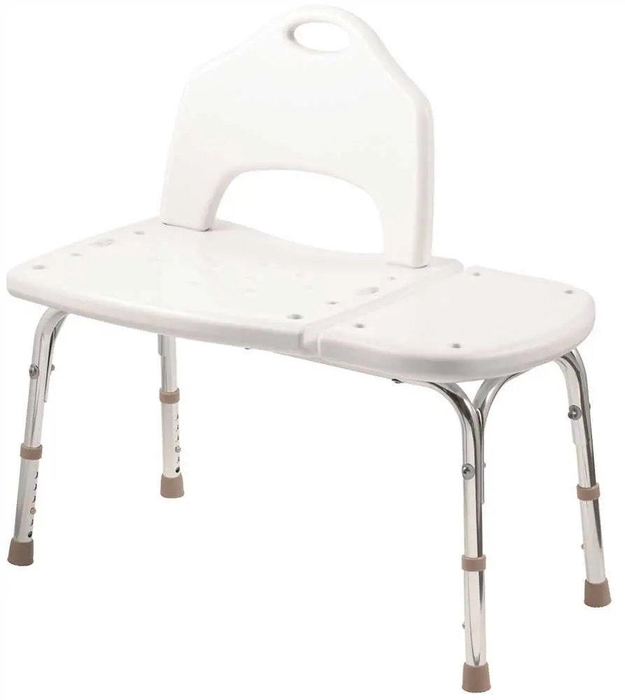 Moen Tool Free Transfer Bench, White 1