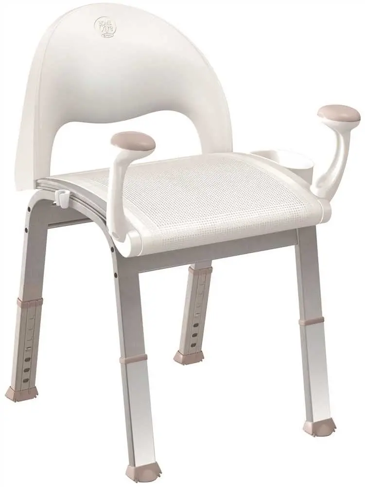 Moen Shower Chair, Mesh, White 1