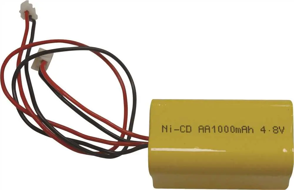 Monument Exit Sign Replacement Rechargeable Nicad Battery, 4.8 Volt, 1000Mah 1