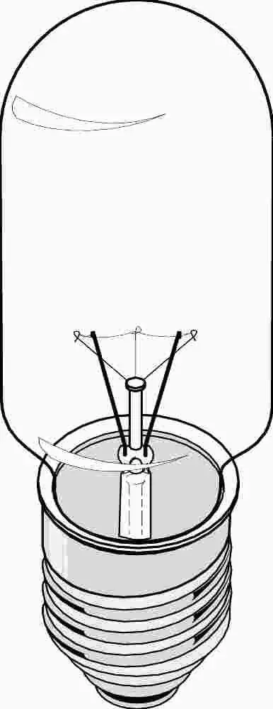 Satco Incandescent Showcase Lamp T10, 40 Watt, 120 Volt, Medium Base, Clear, 2,000 Average Rated Hours 1