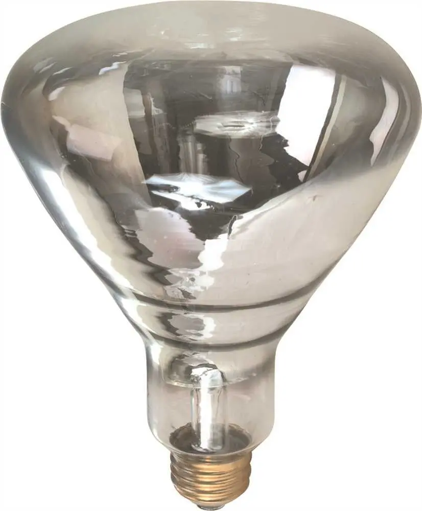 Satco Incandescent Reflector Lamp Br40, 65 Watt, 130 Volt, Medium Base, Frost, 2,500 Average Rated Hours, 24 Per Case 1