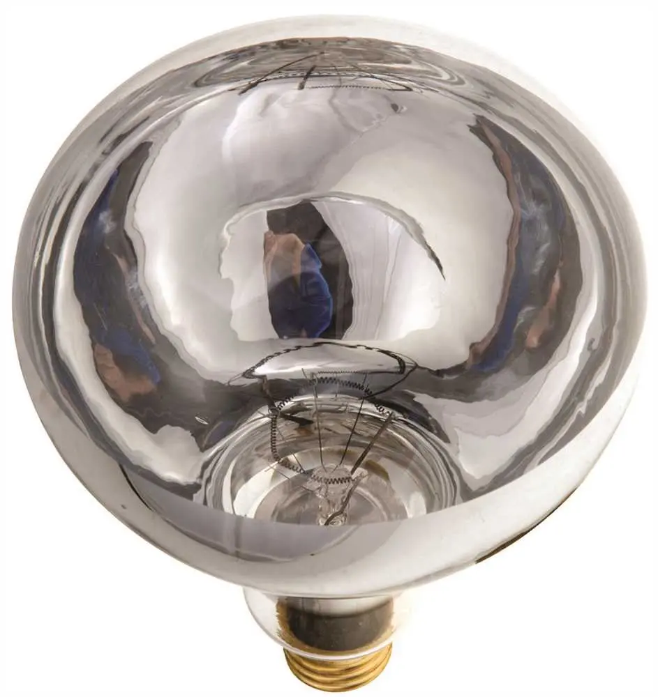 Satco Incandescent Heat Lamp R40, 250 Watt, 120 Volt, Medium Base, Clear, 6,000 Average Rated Hours, 12 Per Case 1