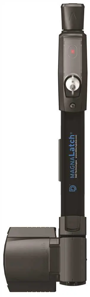 Magnalatch&Reg; Vertical Pull Pet Safety Gate Latch, Black, 12-1-2 In. 1