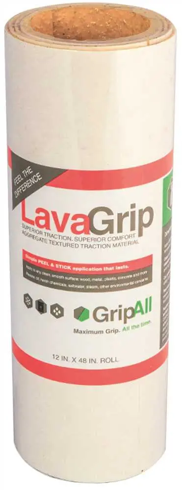 Gripall&Trade; Lavagrip&Reg; Traction Control Roll, Yellow, 12X48 In. 1