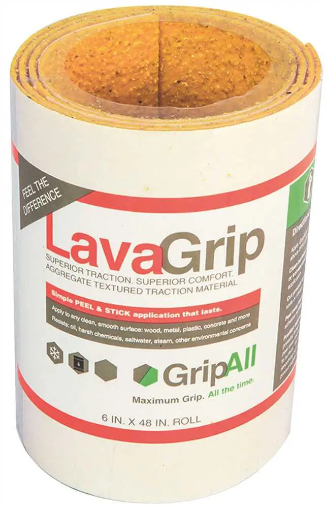 Gripall&Trade; Lavagrip&Reg; Traction Control Roll, Yellow, 6X48 In. 1