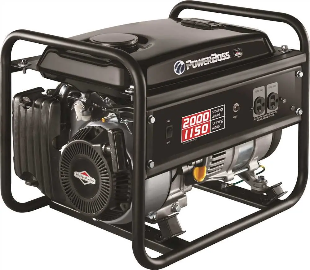 Briggs & Stratton&Reg; Powerboss Generator, 1-1-2 Gallons, 120 Volts, 1,150 Watts 1