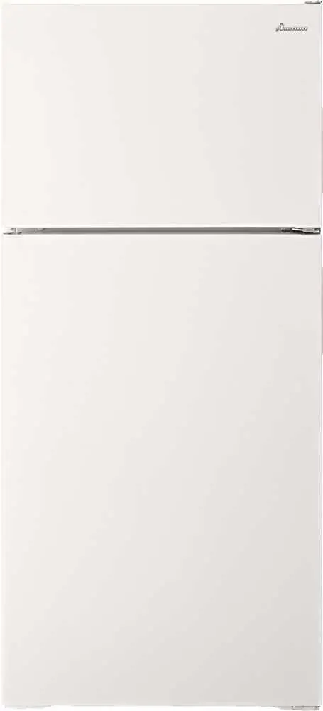 Amana&Reg; 14 Cu. Ft. Top-Freezer Refrigerator, White, Reversible Door 1