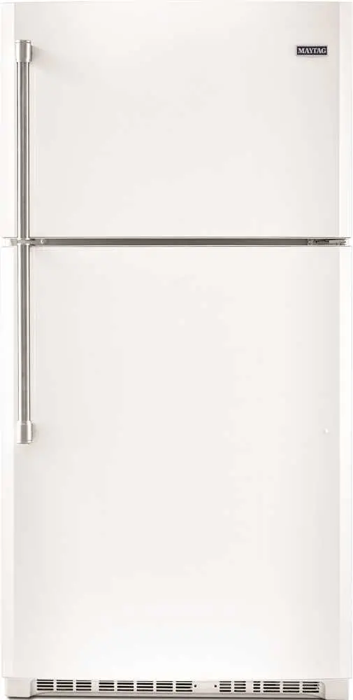 Maytag&Reg; 21 Cu. Ft. Top-Freezer Refrigerator, White, Reversible Door 1