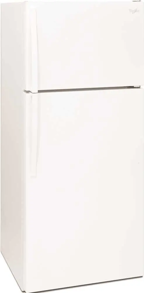 Whirlpool&Reg; 16 Cu. Ft. Top-Freezer Refrigerator, White, Reversible Door 1