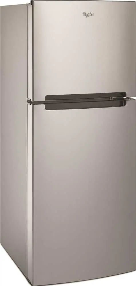 Whirlpool&Reg; 11 Cu. Ft. Top-Freezer Refrigerator, Stainless Steel, Reversible Door 1
