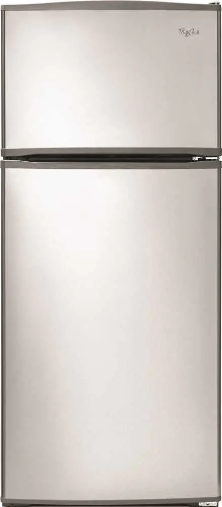 Whirlpool&Reg; 16 Cu. Ft. Top-Freezer Refrigerator, Stainless Steel, Reversible Door 1