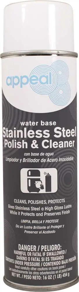 Appeal&Reg; Water-Based Stainless Steel Polish And Cleaner, Milky White, Lemon Scent, 20 Oz. 1