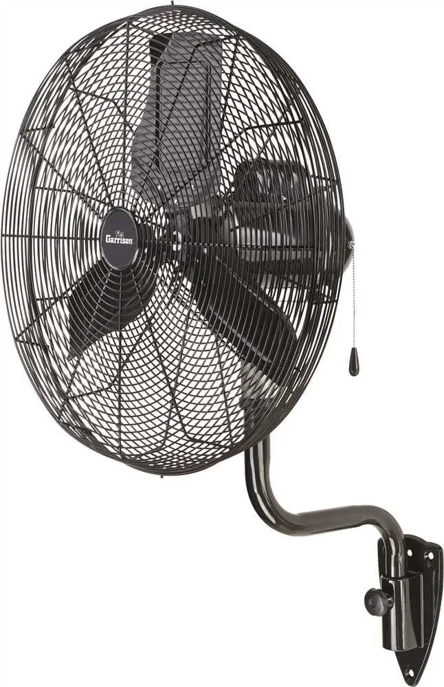 Garrison&Trade; 3-Speed Industrial Oscillating Wall Mount Fan, 24 In., 7,700 Cfm 1