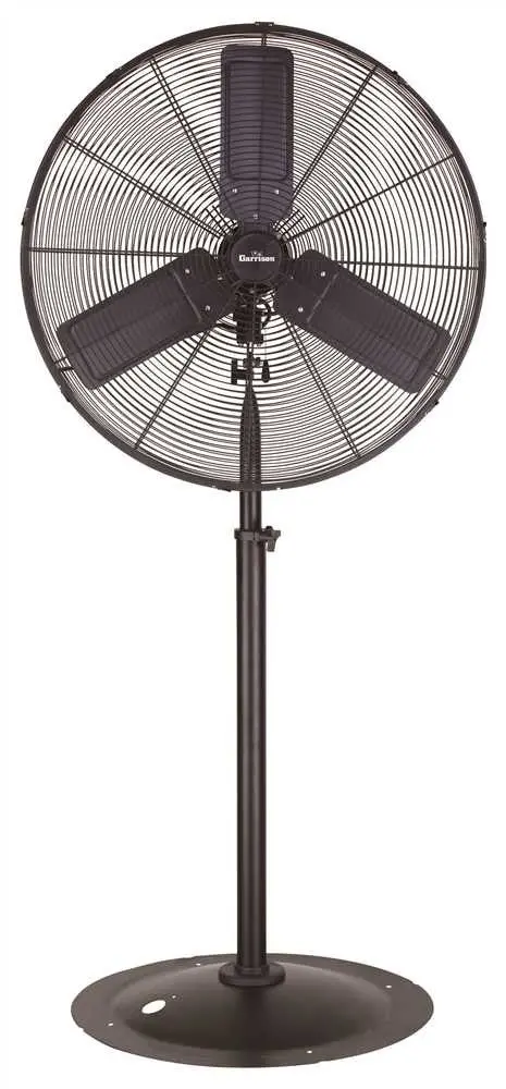 Garrison&Trade; 3-Speed Industrial Pedestal Fan, 30 In., 9,500 Cfm 1