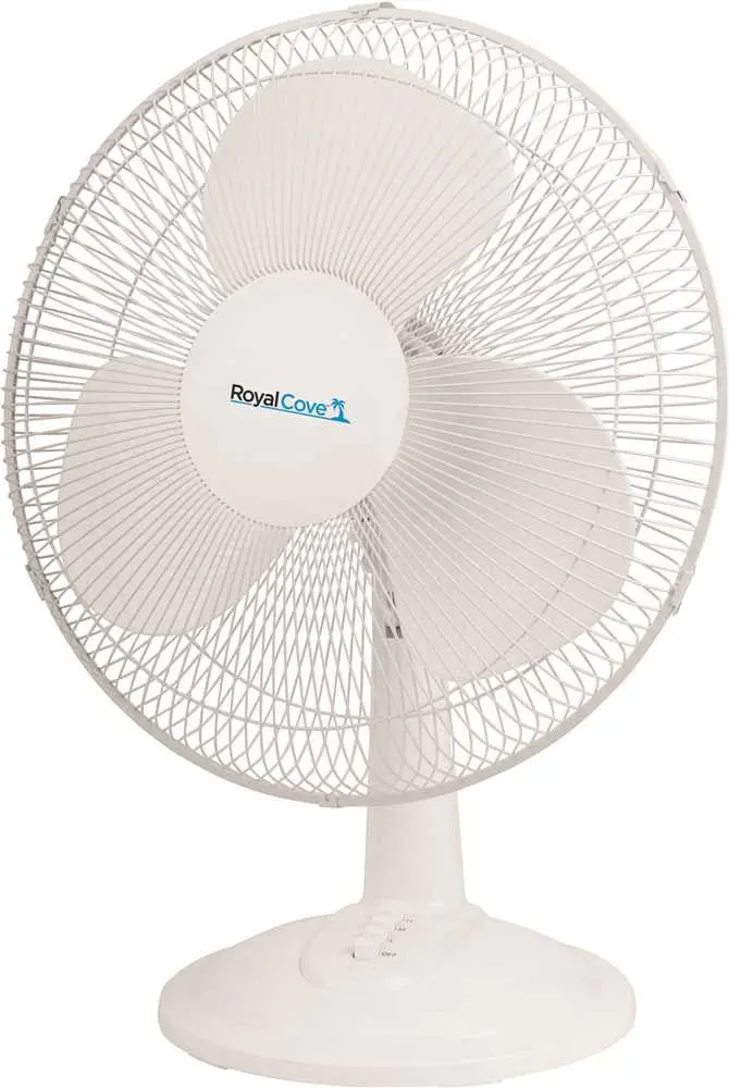 Royal Cove 3-Speed Oscillating Table Fan, 16 In. 1