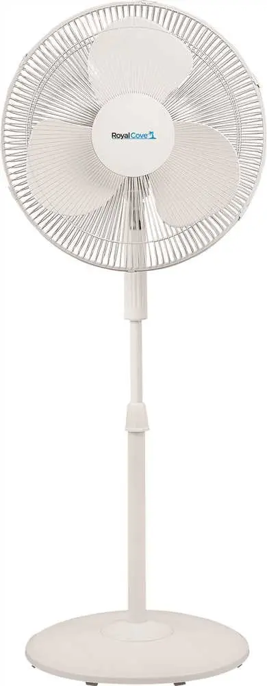 Royal Cove 3-Speed Oscillating Pedestal Fan, 16 In. 1