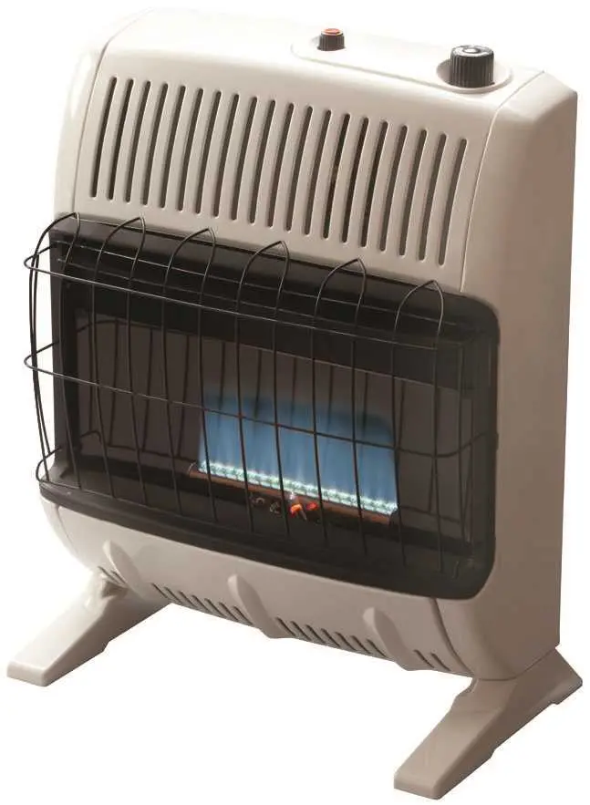 Heatstar Vent-Free Blue Flame Thermostat Control Propane Gas Heater, Off-White, 10K Btu* 1