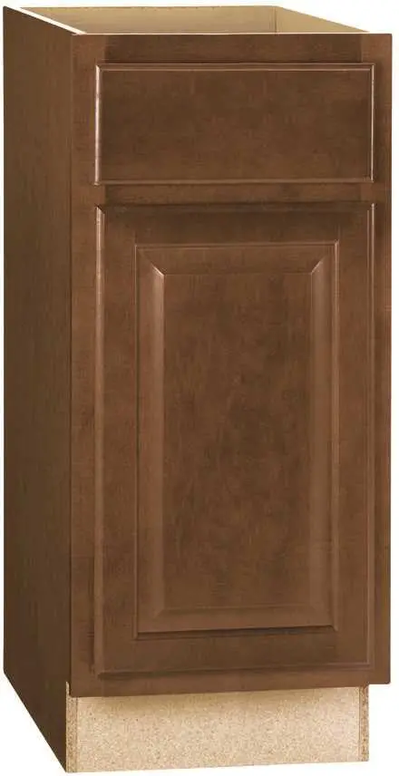 Rsi Home Products Hamilton Base Cabinet, Fully Assembled, Raised Panel, Cafe, 15X34-1-2X24 In. 1