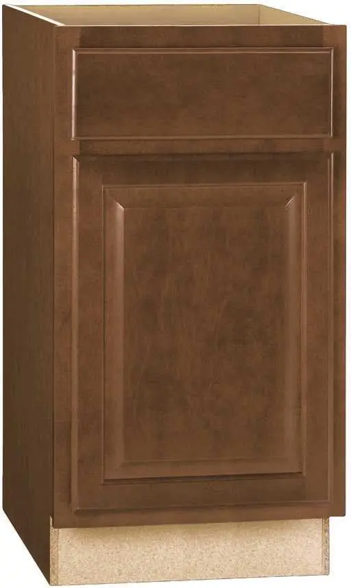 Rsi Home Products Hamilton Base Cabinet, Fully Assembled, Raised Panel, Cafe, 18X34-1-2X24 In. 1