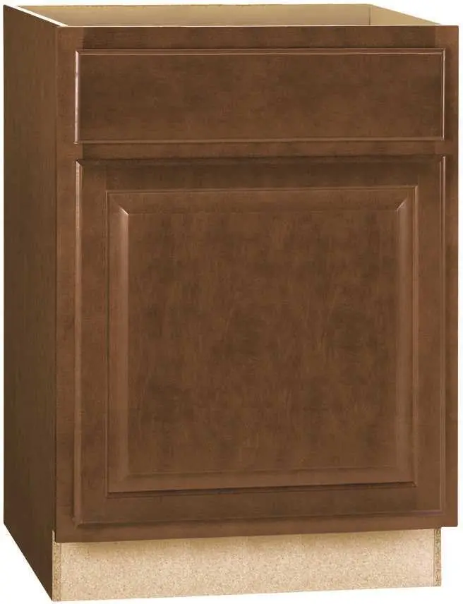 Rsi Home Products Hamilton Base Cabinet, Fully Assembled, Raised Panel, Cafe, 24X34-1-2X24 In. 1