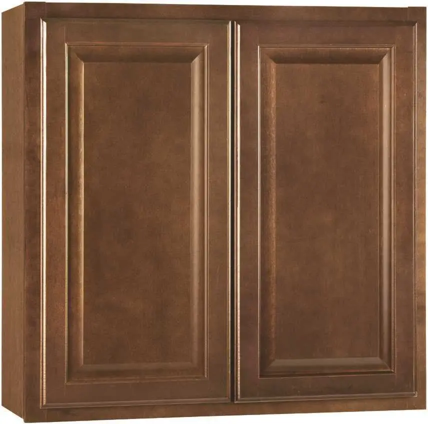 Rsi Home Products Hamilton Kitchen Wall Cabinet, Fully Assembled, Raised Panel, Cafe, 30X30x12 In. 1