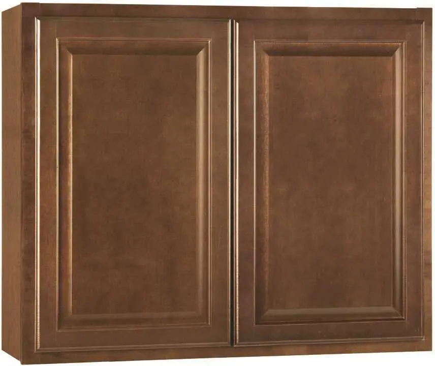 Rsi Home Products Hamilton Kitchen Wall Cabinet, Fully Assembled, Raised Panel, Cafe, 36X30x12 In. 1