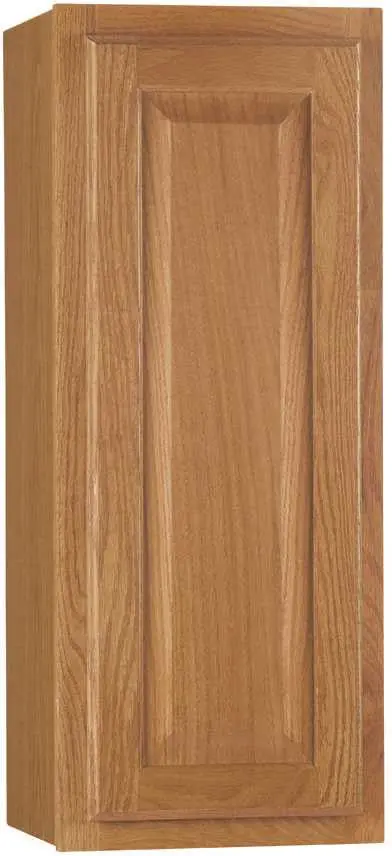 Rsi Home Products Hamilton Kitchen Wall Cabinet, Fully Assembled, Raised Panel, Oak, 12X30x12 In. 1