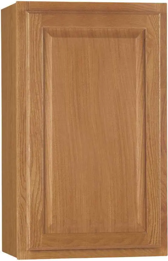 Rsi Home Products Hamilton Kitchen Wall Cabinet, Fully Assembled, Raised Panel, Oak, 18X30x12 In. 1