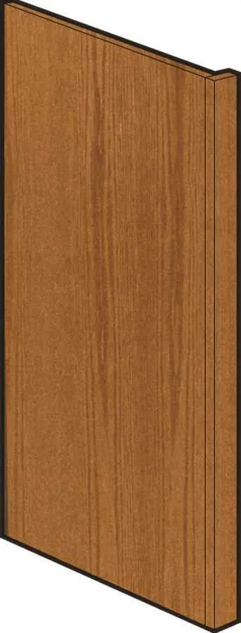 Rsi Home Products Dishwasher End Panel, Oak, 1-1-2X34-1-2X24 In. 1
