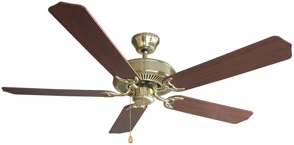 Royal Cove 5-Blade Ceiling Fan, Polished Brass, 52 In. 1