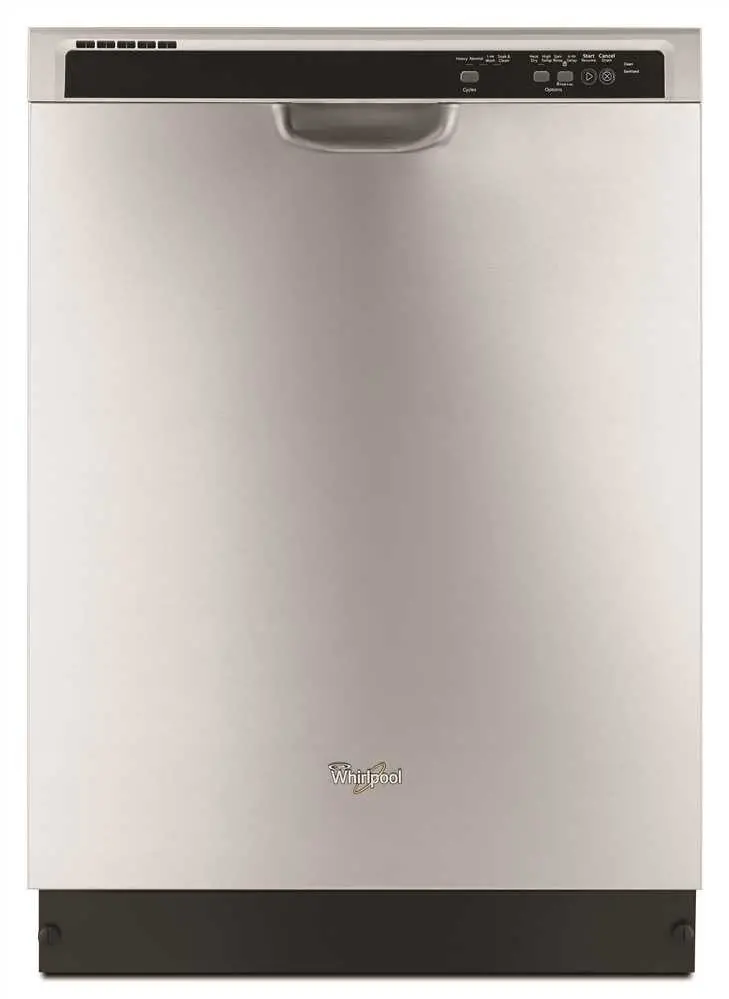 Whirlpool&Reg; Dishwasher With Anyware&Trade; Plus Silverware Basket, Stainless Steel, 4 Cycles 1