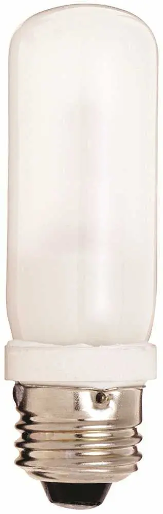 Satco&Reg; Halogen Quartz Lamp, T10, 150 Watts, 120 Volts, Medium Base, Frosted, Energy Saving 1