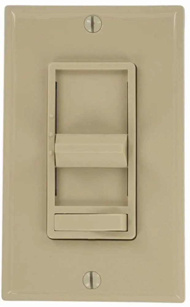Leviton&Reg; Sureslide&Reg; 3-Way Slide Fan Speed Control, Ivory, 120 Volts, 1.5 Amps 1
