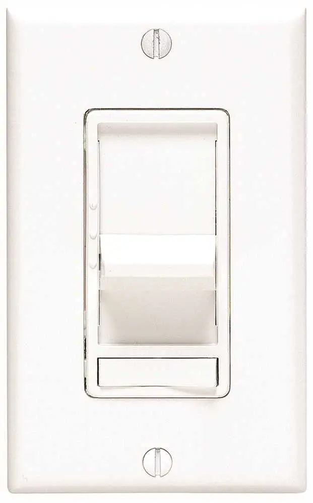 Leviton&Reg; Sureslide&Reg; 3-Way Slide Fan Speed Control, White, 120 Volts, 1.5 Amps 1