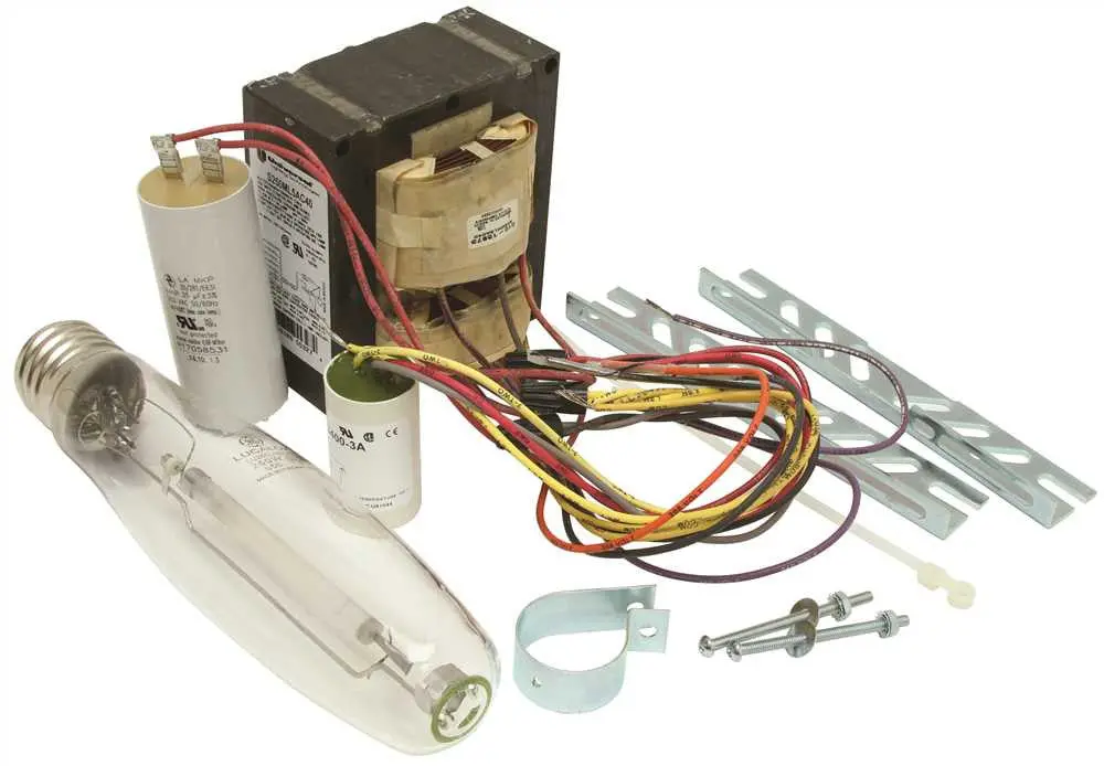 Universal Lighting High Pressure Sodium Ballast Kit With Lamp, 250 Watt, 5 Tap 1