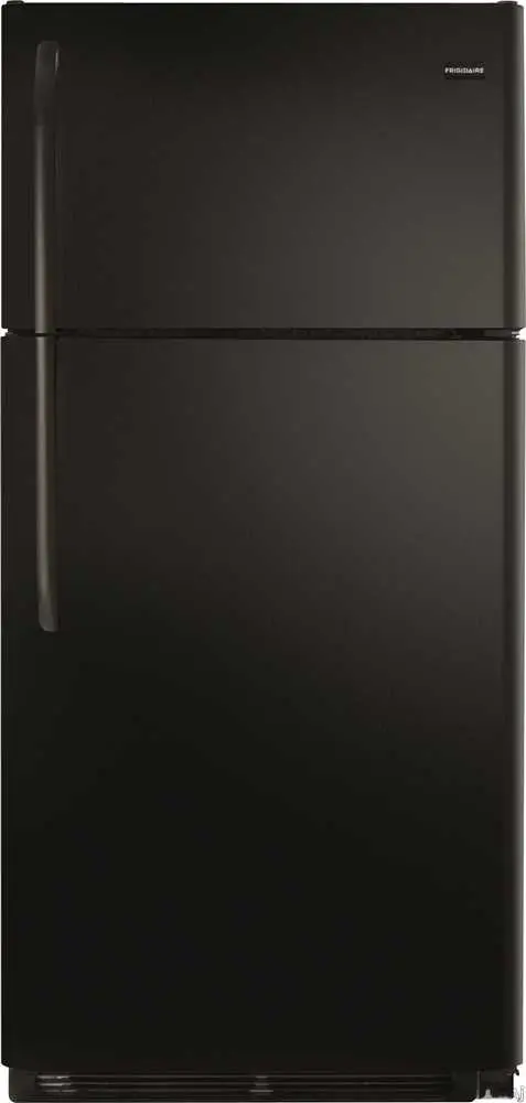 Frigidaire 18 Cu. Ft. Top Freezer Refrigerator, Stainless-Black, Reversible Door Swing 1