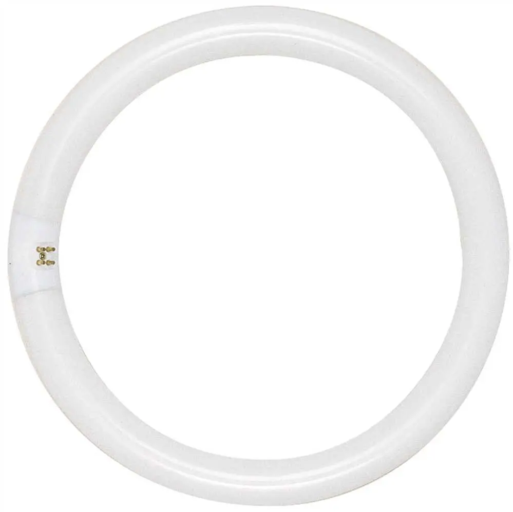 Satco&Reg; Compact Fluorescent Lamp T9, Circline, 4100K, 62 Cri, 4-Pin Base, 8 In. Diameter, 22 Watts, 12 Per Case 1