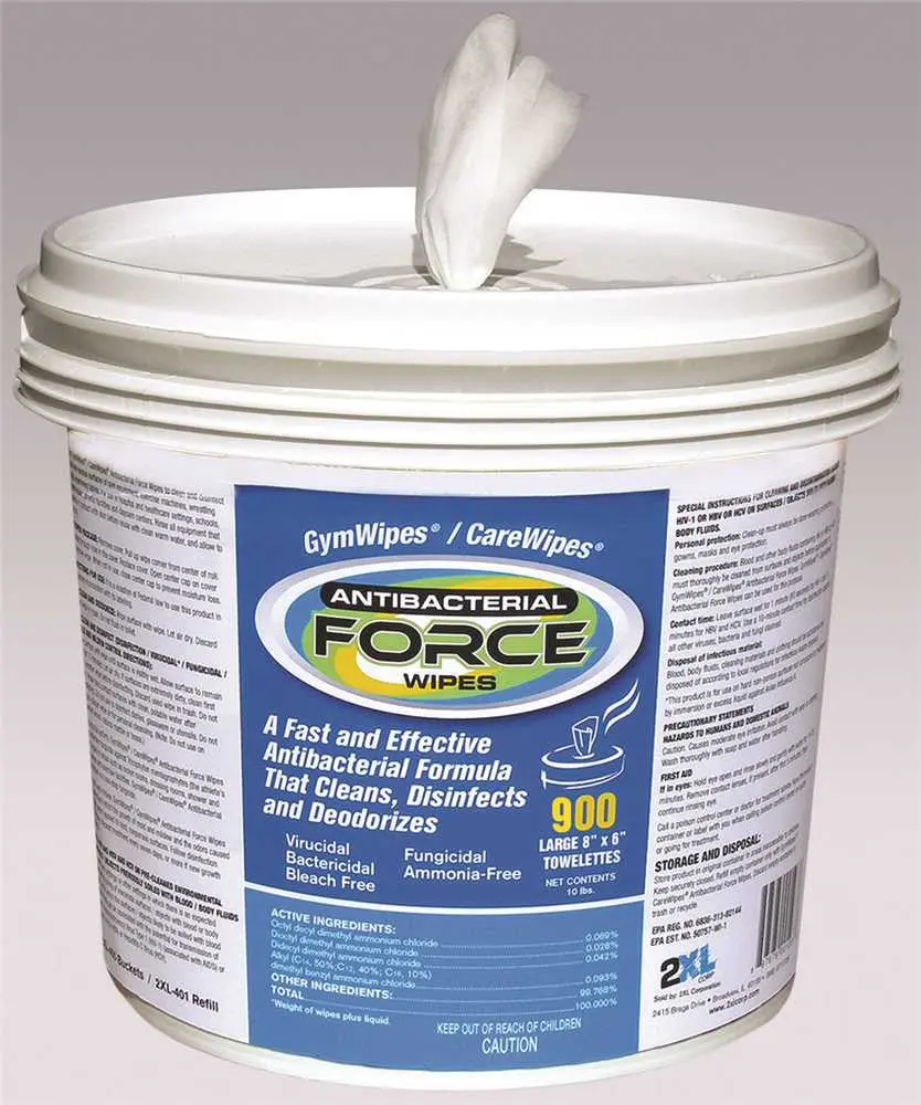 Care Wipes - Gym Wipe Antibacterial Force Refill, 900 Sheets 1