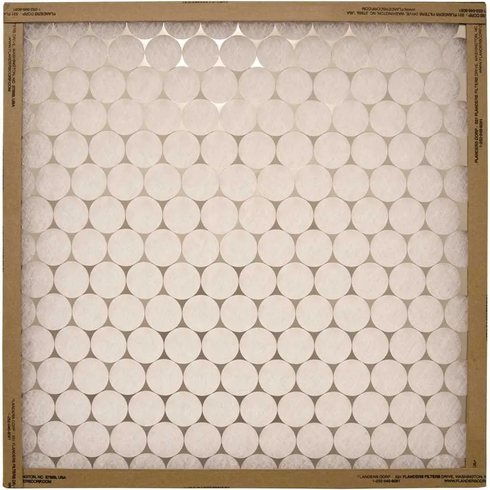 Flanders&Reg; Ez Flow&Reg; Merv 4 Flat-Panel Fiberglass Air Filter, 12X24x2 In., 12 Per Case 1