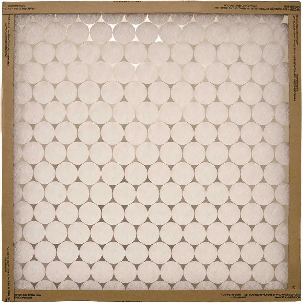 Flanders&Reg; Precisionaire&Reg; Merv 4 Heavy-Duty Flat-Panel Spun Glass Air Filter, 20X24x2 In., 12 Per Case 1