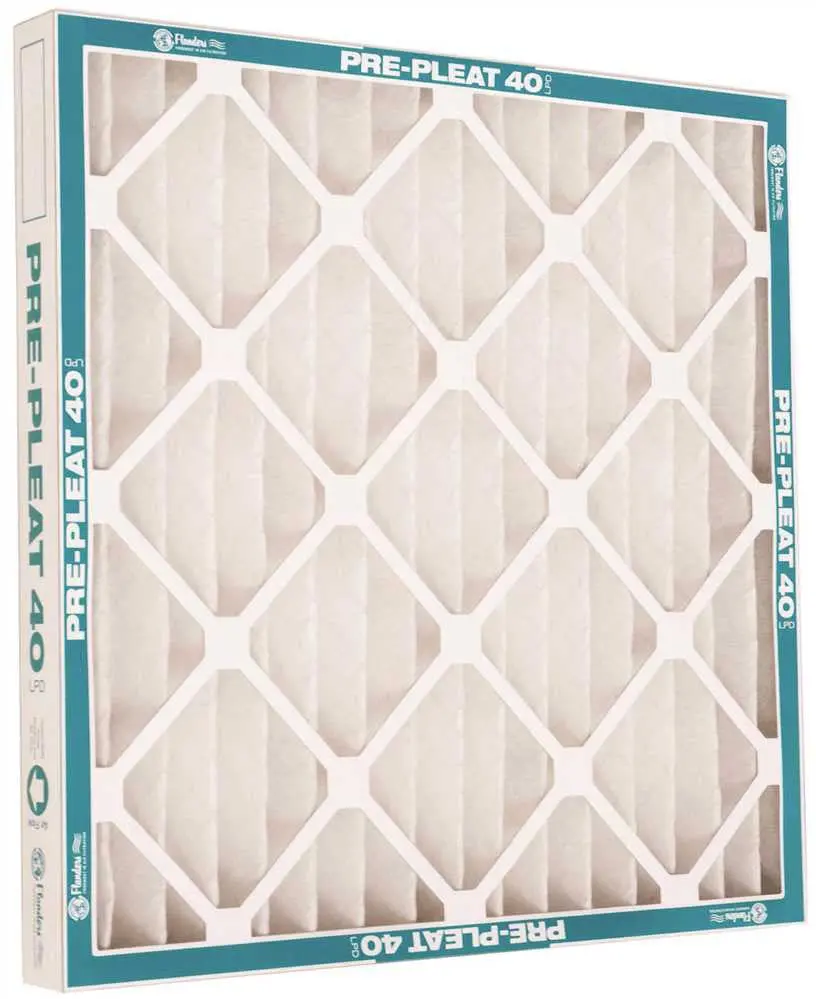 Flanders&Reg; Merv 8 Pre-Pleat&Trade; 40 Lpd High-Capacity Air Filter, 16X25x1 In., 12 Per Case 1