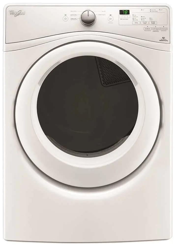 Whirlpool&Reg; Duet&Reg; 7.4 Cu. Ft. High Efficiency Front Load Gas Dryer With Quad Baffles, Chrome Shadow, 6 Cycles 1