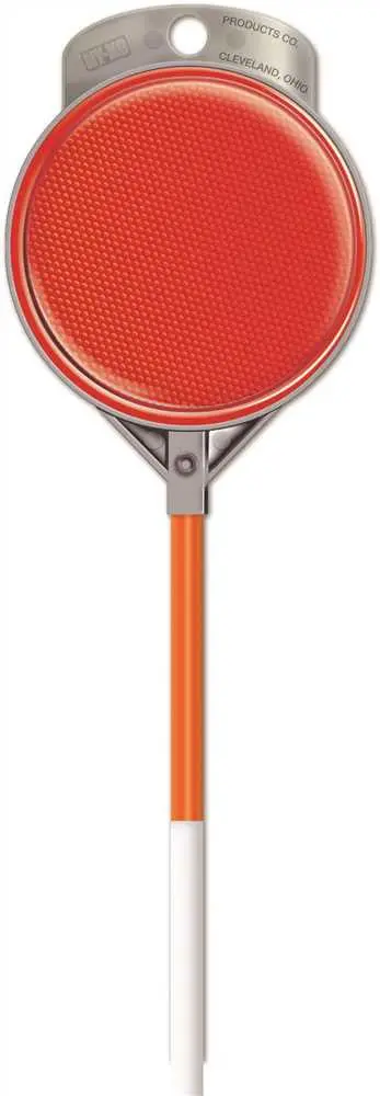 Orange Safety Driveway Marker, Fiberglass, 72 In. 1