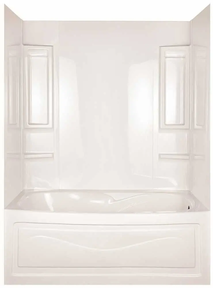 Delta Faucet Vantage&Trade; Bathtub Wall, White 1